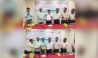 অগ্রণী ব্যাংক লিমিটেড সদর ঘাট শাখার ব্যবস্থাপককে ধন্যবাদ জ্ঞাপন ও বরণ