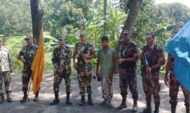 সোনামসজিদ সীমান্তে আটক বাংলাদেশিকে ফেরত দিলো বিএসএফ