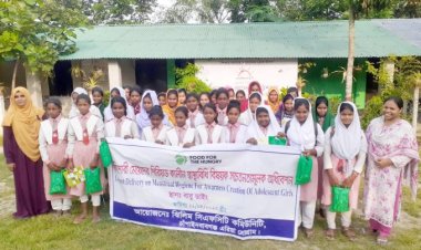 বাবুডাইং আলোর পাঠশালায় স্বাস্থ্যবিধি বিষয়ে কর্মশালা