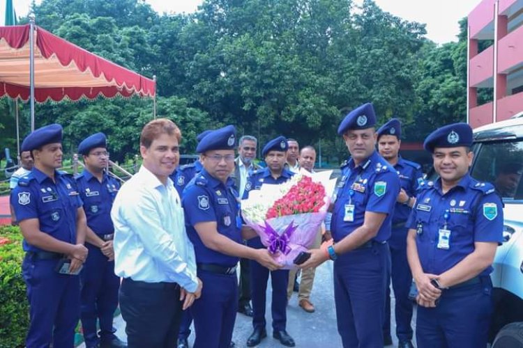 চাঁপাইনবাবগঞ্জে রাজশাহী রেঞ্জের ডিআইজি আনিসুর রহমান