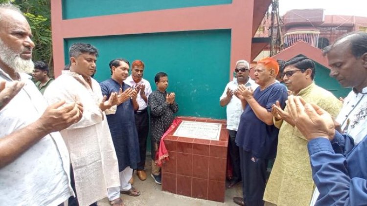 শিবগঞ্জে দুটি রাস্তা ভিত্তিপ্রস্তর কাজের উদ্বোধন করেন শিমুল এমপি