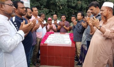 শিবগঞ্জে উন্নয়ন কাজের উদ্বোধন করলেন ডা. শিমুল এমপি