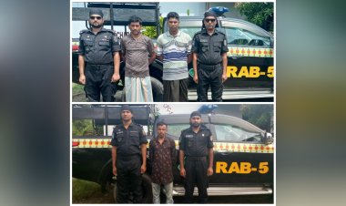র্যাবের পৃথক অভিযানে আগ্নেয়াস্ত্র ও হেরোইনসহ ৩জন গ্রেপ্তার