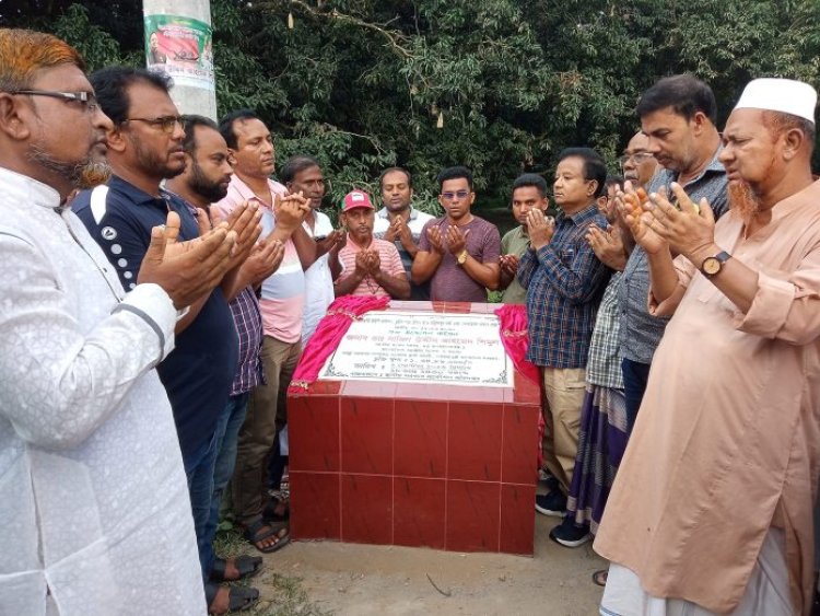 শিবগঞ্জে উন্নয়ন কাজের উদ্বোধন করলেন ডা. শিমুল এমপি