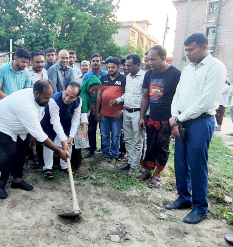 চাঁপাইনবাবগঞ্জ জেলা হাসপাতালে নির্মাণ হচ্ছে বর্জ্য ব্যবস্থাপনা প্ল্যান্ট