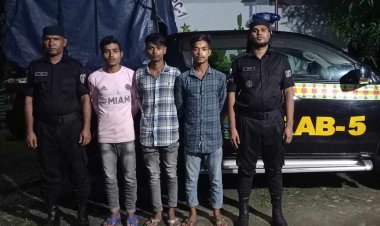 শিবগঞ্জে কিশোর গ্যাং গ্রুপের লিডারসহ ৩জন গ্রেফতার