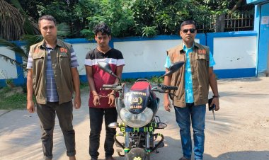 শিবগঞ্জে ডিবির অভিযানে মোটরসাইকেল চোর চক্রের ১ জন আটক