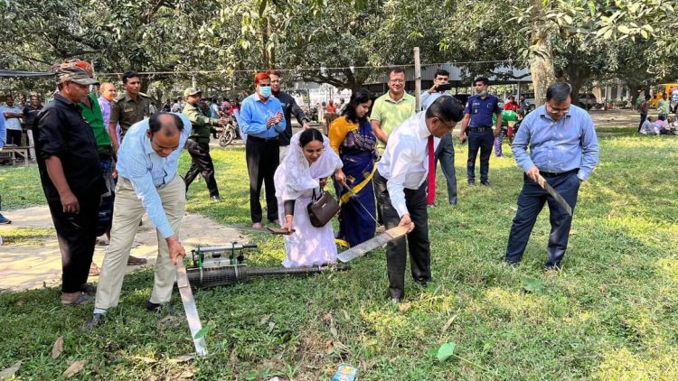 চাঁপাইনবাবগঞ্জে ডেঙ্গু প্রতিরোধ ও পরিষ্কার পরিচ্ছন্নতা সপ্তাহের উদ্বোধন