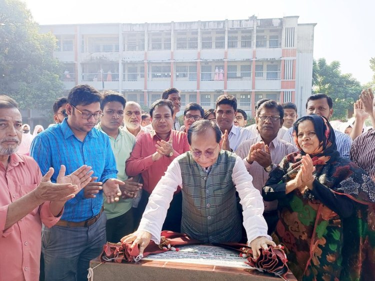 জেলা শহরে বিভিন্ন শিক্ষাপ্রতিষ্ঠানের অ্যাকাডেমিক ভবনের ভিত্তিপ্রস্তর উদ্বোধন করেন আব্দুল ওদুদ এমপি