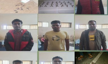 চাঁপাইনবাবগঞ্জে পুলিশের অভিযানে কাটা উদ্ধারসহ আটজন আটক