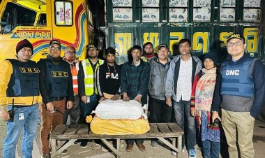 ডিএনসির অভিযানে বিপুল পরিমাণ গাঁজাসহ দুই মাদক কারবারী আটক