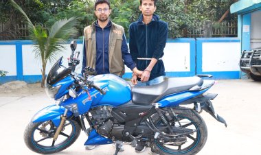 ডিবির অভিযানে চোরাই মোটরসাইকেলসহ এক যুবক গ্রেপ্তার