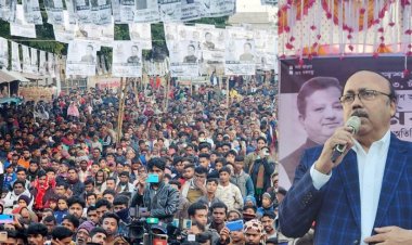 শিবগঞ্জে নৌকা প্রতীকের নির্বাচনী সভা