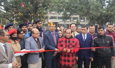 নবাবগঞ্জ সরকারি কলেজ ক্যাম্পাসে পিঠা উৎসব