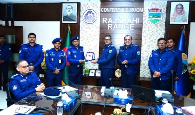 রাজশাহী রেঞ্জের শ্রেষ্ঠ অফিসার ইনচার্জ মোজাফফর হোসেন