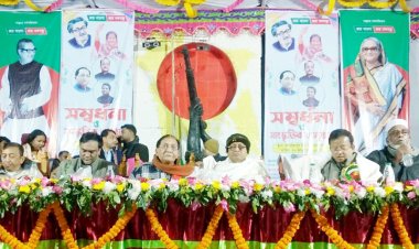 নির্বাচনে বিজয়ী তিন সংসদ সদস্যকে গণসংবর্ধনা