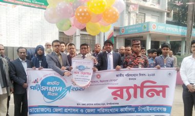 চাঁপাইনবাবগঞ্জে জাতীয় পরিসংখ্যান দিবস-২০২৪ উদ্যাপন