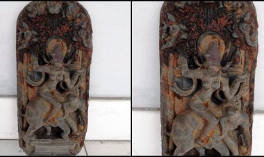 চাঁপাইনবাবগঞ্জে পরিত্যক্ত অবস্থায় কষ্টিপাথরের মূর্তি উদ্ধার