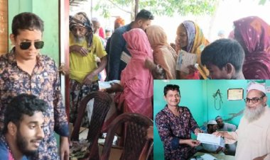 চাঁপাইনবাবগঞ্জ পৌরসভার ৪নং ওয়ার্ডে টিসিবির পণ্য বিক্রয় উদ্বোধন ও ঈদ সামগ্রী বিতরণ