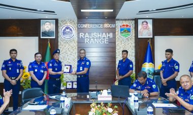 তৃতীয় বারের মতো রাজশাহী রেঞ্জের শ্রেষ্ঠ অফিসার ইনচার্জ শিবগঞ্জের ওসি সাজ্জাদ হোসেন