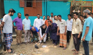 চাঁপাইনবাবগঞ্জ পৌরসভার ৬টি ওয়ার্ডে রাস্তা ও ড্রেন নির্মাণ কাজের উদ্বোধন করেন আব্দুল ওদুদ