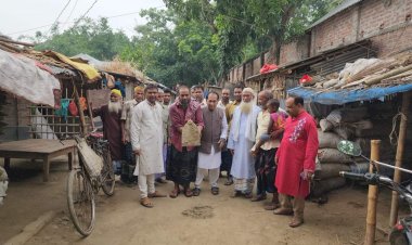 চাঁপাইনবাবগঞ্জের গোবরাতলায় বিভিন্ন প্রকল্পের ভিত্তিপ্রস্তর উদ্বোধন করেন এমপি ওদুদ