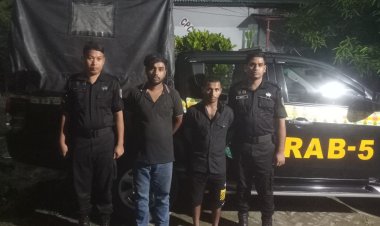 চাঁপাইনবাবগঞ্জে বিপুল পরিমাণ গাঁজাসহ দুইজন গ্রেফতার