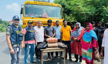 নাটোরে অভিযান চালিয়ে গাঁজাসহ একজন গ্রেফতার