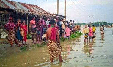 চাঁপাইনবাবগঞ্জে পদ্মায় পানি বৃদ্ধি পাওয়ায় পানি বন্দী ৬ হাজার পরিবার
