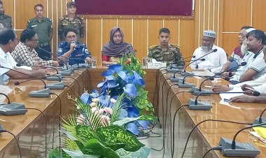 গোমস্তাপুরে শারদীয় দুর্গা পুজা উদযাপন উপলক্ষে প্রস্তুতিমূলক সভা