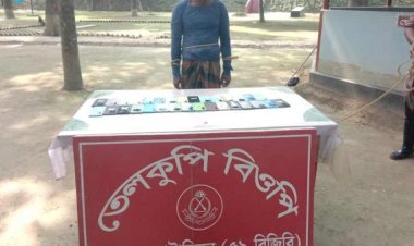 শিবগঞ্জ সীমান্তে ভারতীয় মোবাইলসহ একজন গ্রেফতার