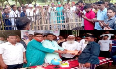 গণঅভ্যুত্থানে একমাত্র শহীদের কবর জিয়ারত ও দোয়া মাহফিল এবং আর্থিক অনুদান প্রদান 