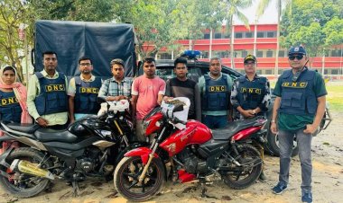 নাটোরে অভিযান চালিয়ে গাঁজাসহ তিনজন গ্রেফতার