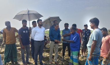 অবৈধভাবে মাটি উত্তোলনে তিন জনকে বিনাশ্রম কারাদন্ড