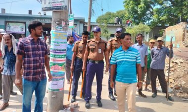 রহনপুরে রেলস্টেশন চত্বরে পার্কিং তৈরির কাজে অবৈধ  দখলদারদের বাধা