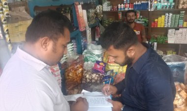 নাসিরনগর বাজারে ভ্রাম্যমান আদালতে ব্যবসায়ীকে জরিমান