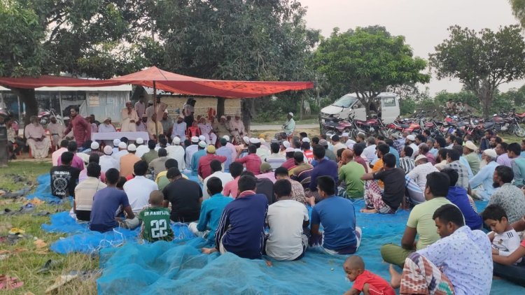 গোমস্তাপুরে বাংলাদেশ জামায়াতে ইসলামের পাঠাগার উদ্বোধন, সাধারণ সভা