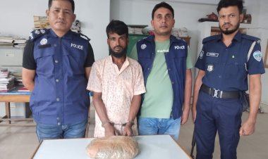 নাসিরনগরে ১ কেজি গাঁজাসহ একজন গ্রেফতার
