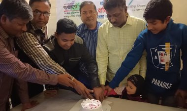 গোমস্তাপুরে বাংলাদেশের খবর পত্রিকার  নবম প্রতিষ্ঠা উদযাপন