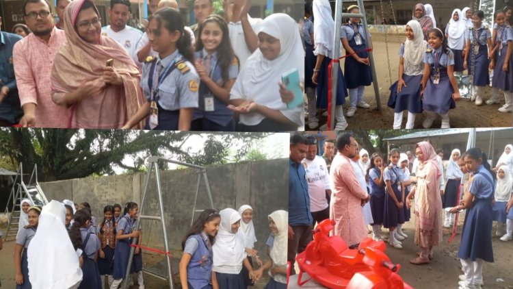 রহনপুর শিশু শিক্ষা নিকেতন এর খেলনা সামগ্রীর উদ্বোধন