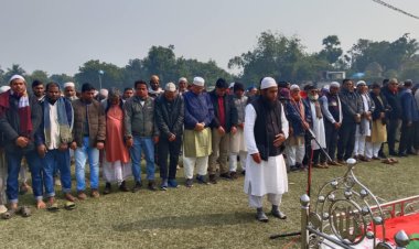 গোমস্তাপুরে বিএনপি নেতা বাইরুল ইসলামের জানাজা সম্পন্ন