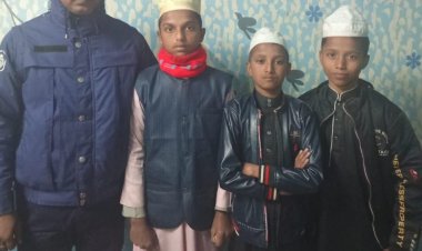 চাঁপাইনবাবগঞ্জে নিখোঁজ ৩ মাদ্রাসা ছাত্রকে উদ্ধার করলো সদর মডেল থানা পুলিশ 