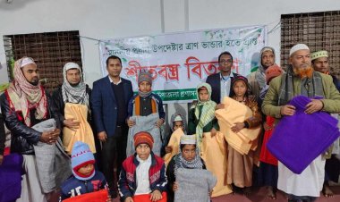 নিয়ামতপুরে সরকারি কম্বলে কোমলমতি শিশুদের মাঝে উষ্ণতা ছড়াবে   