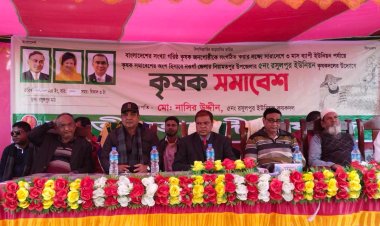 নিয়ামতপুরে কৃষকদলের উদ্যোগে কৃষক সমাবেশ