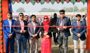 নাচোলে ৪৬তম জাতীয় বিজ্ঞাপন ও প্রযুক্তি মেলার শুভ উদ্বোধন