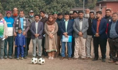 নাচোলে জাতীয় গোল্ডকাপ ফুটবল টুর্নামেন্ট অনুষ্ঠিত