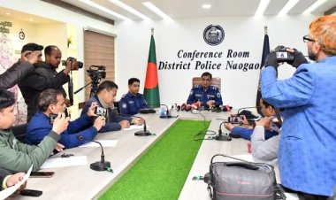 নওগাঁর মহাদেবপুরে ক্লুলেস খুনের রহস্য উদঘাটন ও হত্যাকান্ডে জড়িত ৩ আসামি গ্রেফতার