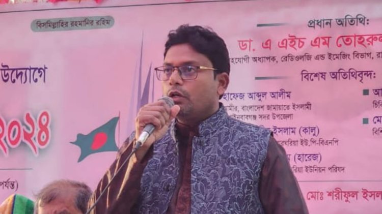 স্থানীয় যুবসমাজের উন্নয়নে কাজ করছেন সাদরুল ইসলাম সানি