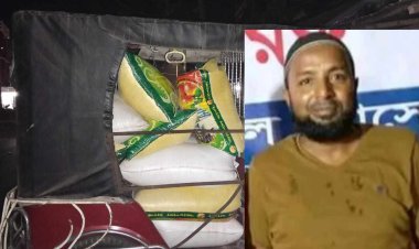 ওএমএসের চাল কালোবাজারে বিক্রি,দুমকীতে কৃষকলীগ নেতার গুদাম সিলগালা