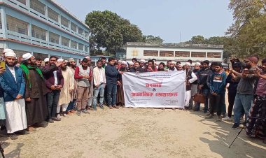 শিবগঞ্জে ভারতীয় আগ্রাসন প্রতিরোধে লংমার্চ ও জেয়াফত